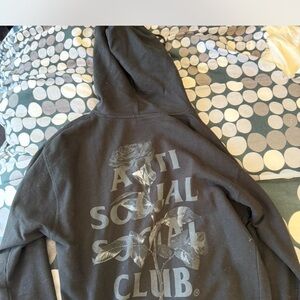 Anti Social Social Club Black rose Graphic Sweater